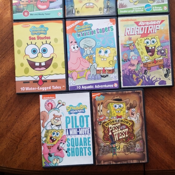 8 Spongebob Squarepants Dvd Lot. All watched and work perfectly. Over 50 episode - Picture 4 of 4